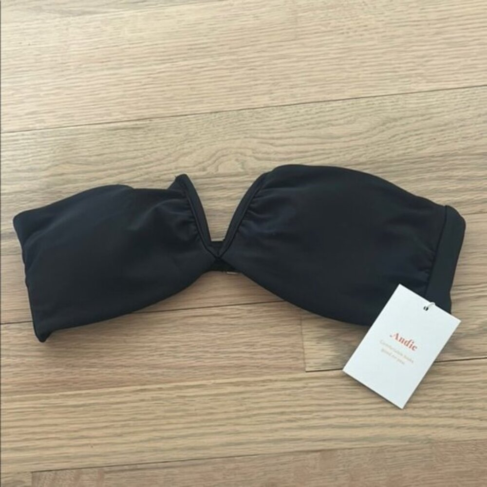 Black Andie Scala Top Bathing Suit
